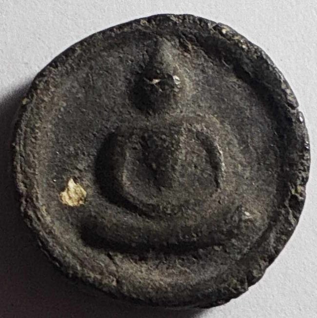 สมเด็จ พิมพ์จันทร์ลอยหลังยันต์จม ลป.ลำภู วัดใหม่อมตรส ปี 2502