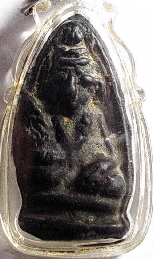 กรุวังบัว เพชรบุรี พิมพ์อุปคุตหลังยันต์