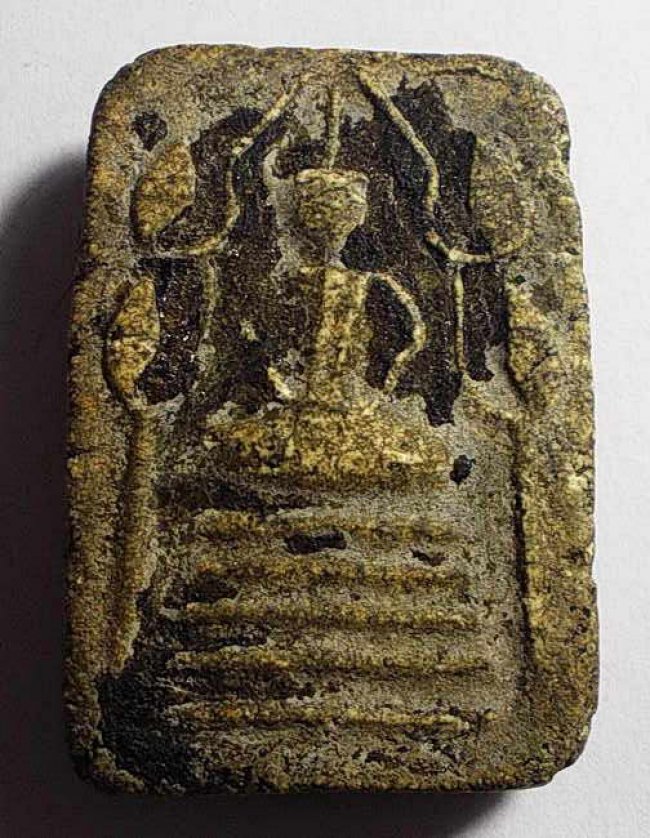 สมเด็จ กรุวัดเฉลิมพระเกียรติ นนทบุรี พิมพ์ข้างบัว