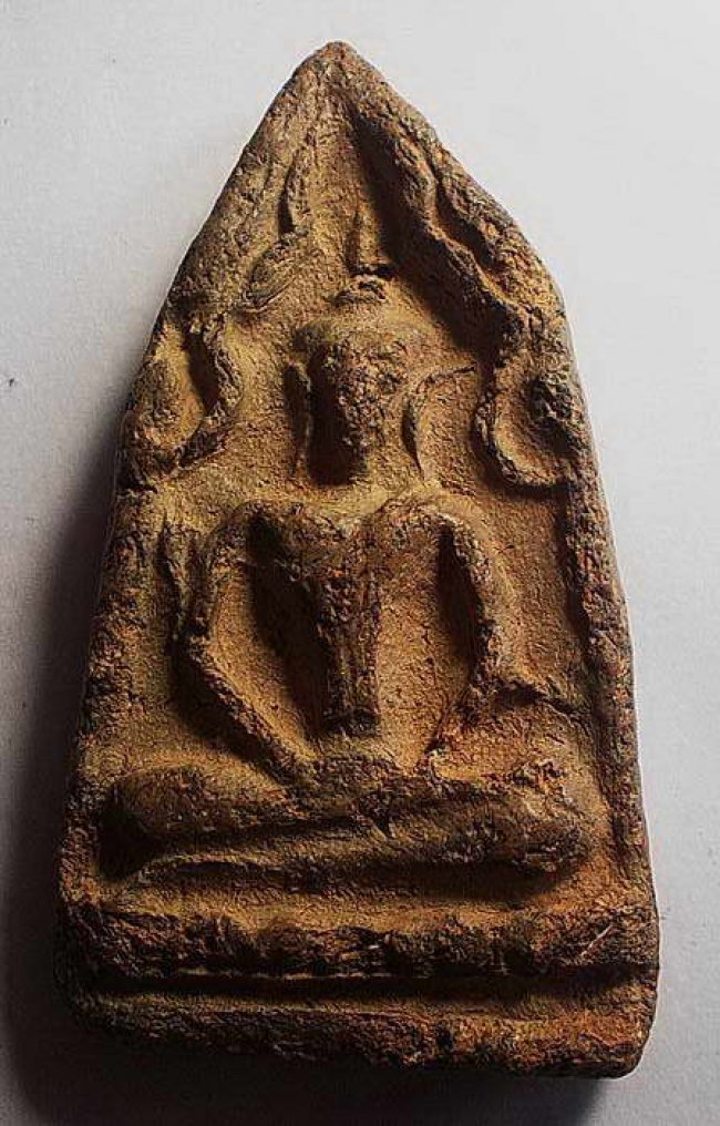 ขุนแผนทรงพลใหญ่ฐานบัว กรุวัดจงกรม อยุธยา