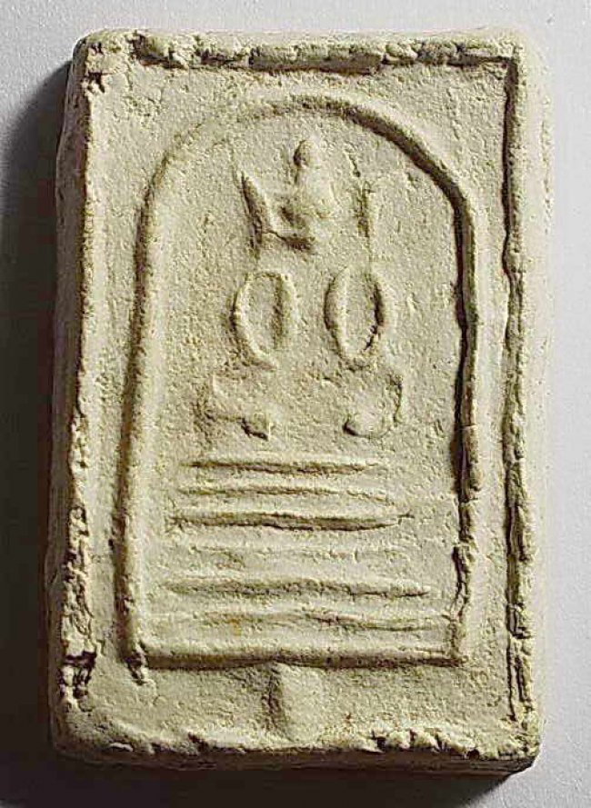 สมเด็จ ลพ.ครื้น วัดสังโฆ สุพรรณบุรี พิมพ์อกร่องมีเดือย