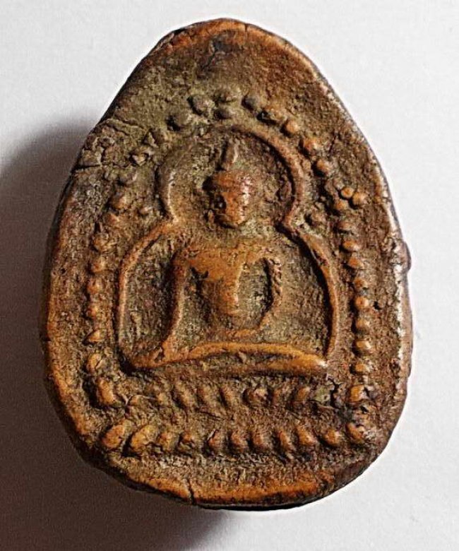 พระประคำรอบ เนื้อดิน กรุวัดพระรูป สุพรรณบุรี