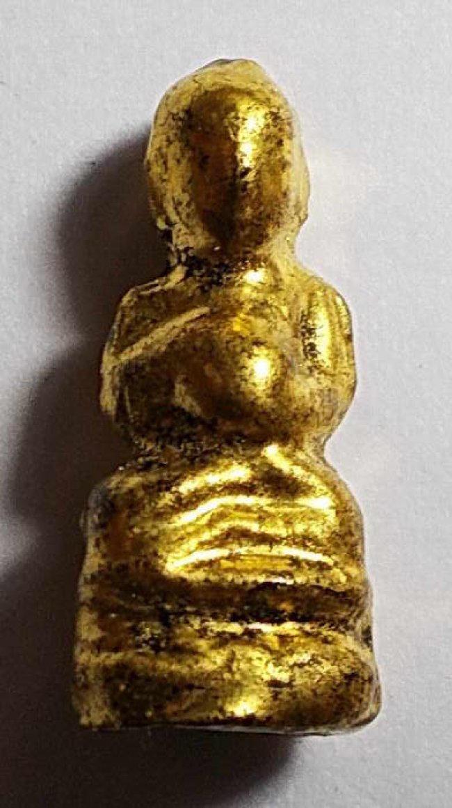 พระบัวเข็ม (อุปคุต) พิมพ์จกบาตร กรุวัดชนะสงคราม 