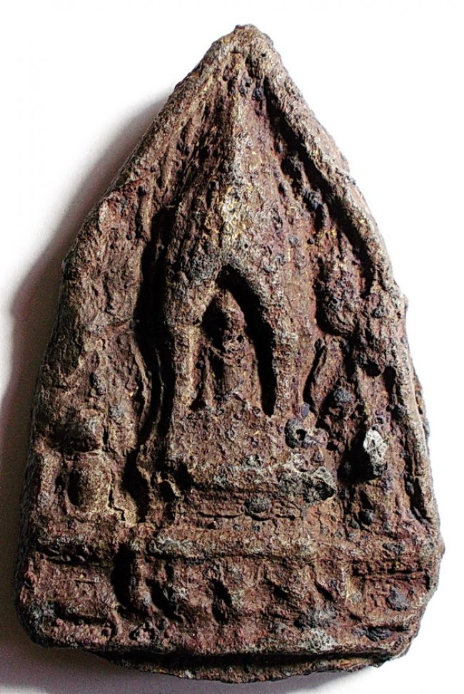 พระตรีกายซุ้มปรางค์ กรุวัดพระศรีรัตนมหาธาตุ ลพบุรี 