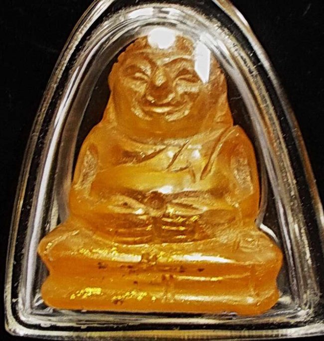 พระสังกัจจายน์ หินจุยเจีย กรุฮอด บุศราคัม