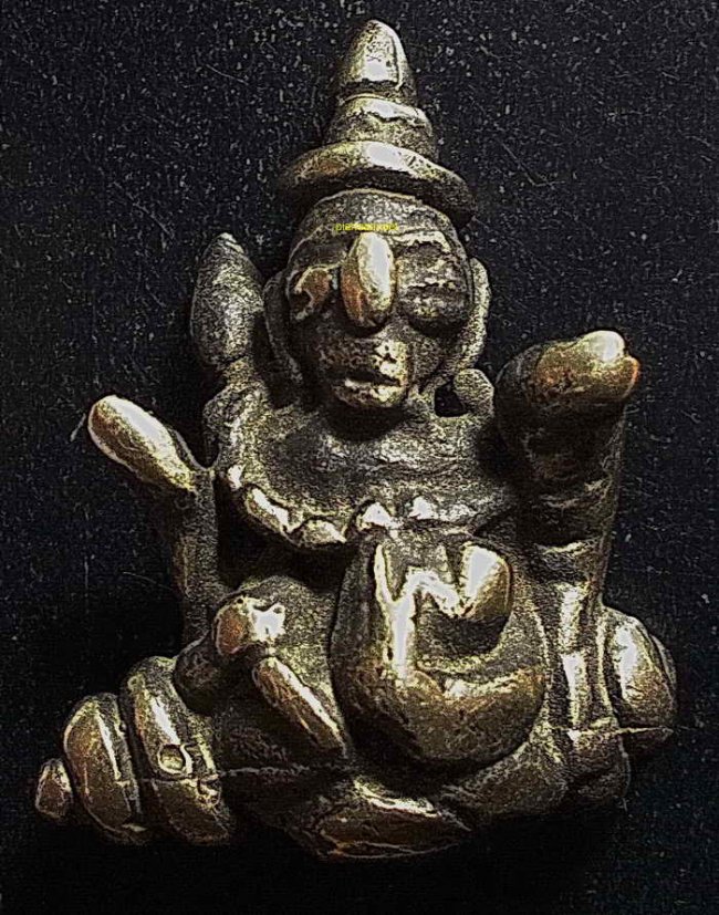 พระอุปคุต สัมฤทธิ์เงิน ศิลปเขมร