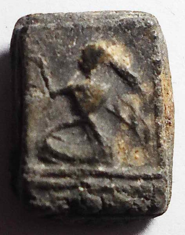 นางกวักผงผสมใบลานเก่า