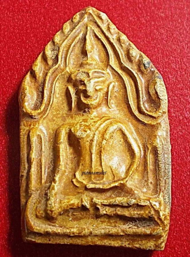 ขุนแผนเคลือบ พิมพ์อกใหญ่ หลวงพ่ออั้น วัดพระญาติ อยุธยา