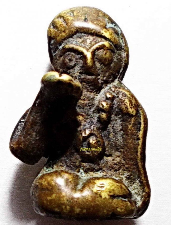 นางกวักหล่อโบราณ ลพ.อิ่ม วัดหัวเขา สุพรรณบุรี 