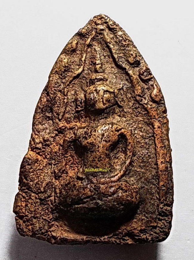 ขุนแผนพลายคู่ตัดเดี่ยว พิมพ์หน้ามงคลเล็ก กรุวัดบ้านกร่าง สุพรรณบุรี