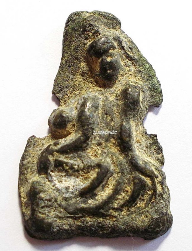  พระกรุเนื้อชินเงิน สุพรรณบุรี พิมพ์นางลอยถาด 