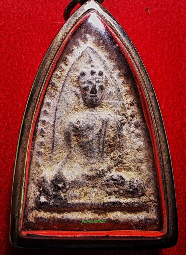 พระสุพรรณหลังผาล ชินเงิน กรุวัดพระศรีมหาธาตุ จ.สุพรรณบุรี