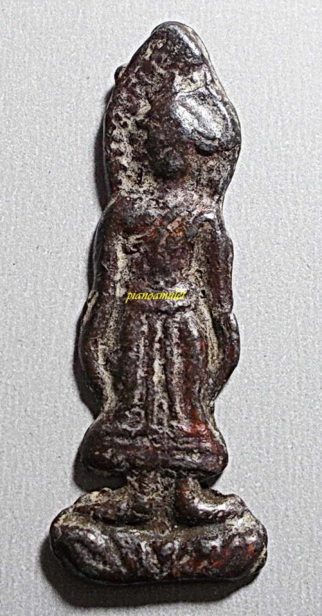 พระเชียงแสนเปิดโลก เนื้อตะกั่วสนิมแดง