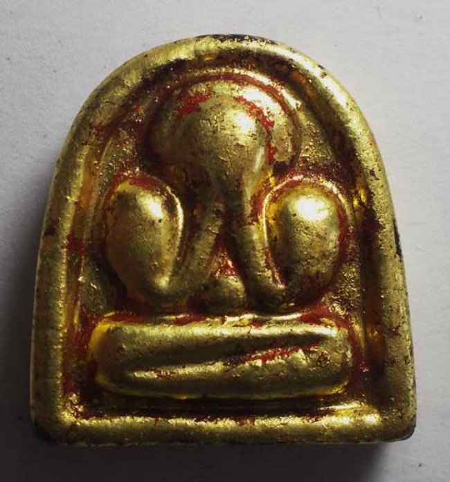 พระปิดตาหลังกระบองไข้ว ท่านเจ้าคุณศรี วัดอ่างศิลา 