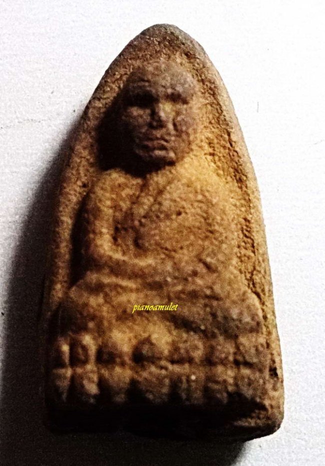 ลป.ทวด พิมพ์ใหญ่ เนื้อว่านโบราณ วัดห้วยมงคล กล่องเดิม ปี 2548