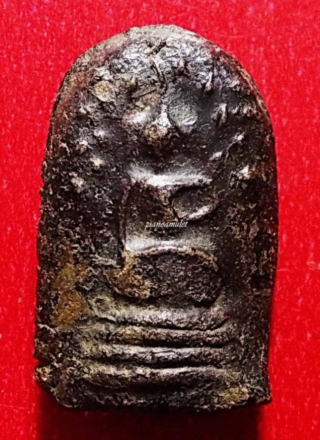 พระเนื้อผงคลุกรัก พิมพ์พระคง หลวงพ่อพริ้ง อินทโชติ วัดบางปะกอก