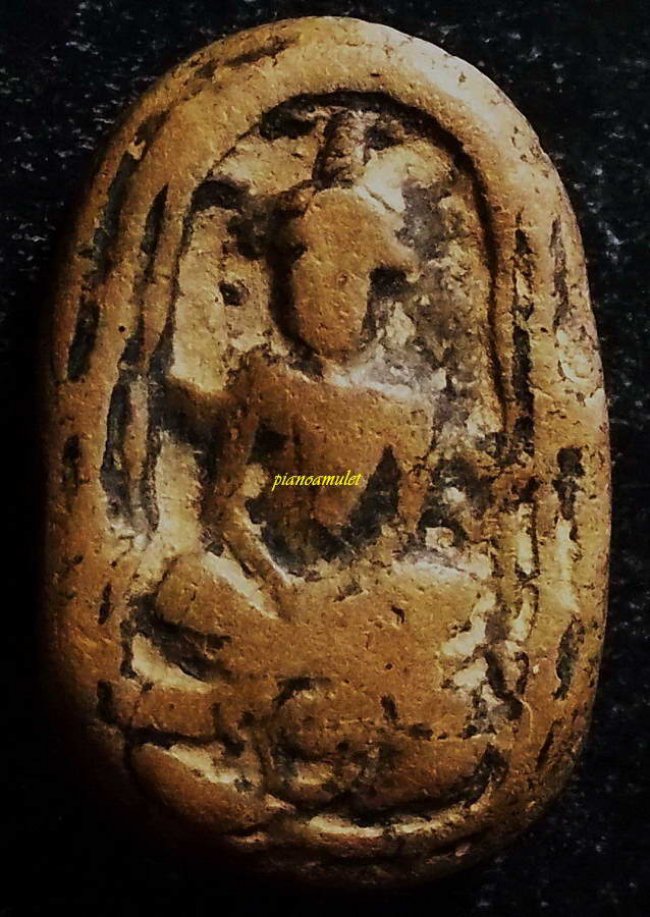 พระกรุวัดจุฬามณี พิมพ์หน้าะฤษีหลังเรียบ พิษณุโลก