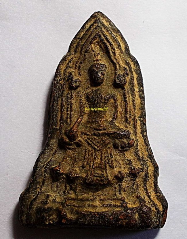 พระโคนสมอ เนื้อดินมีรักทอง อยุธยา