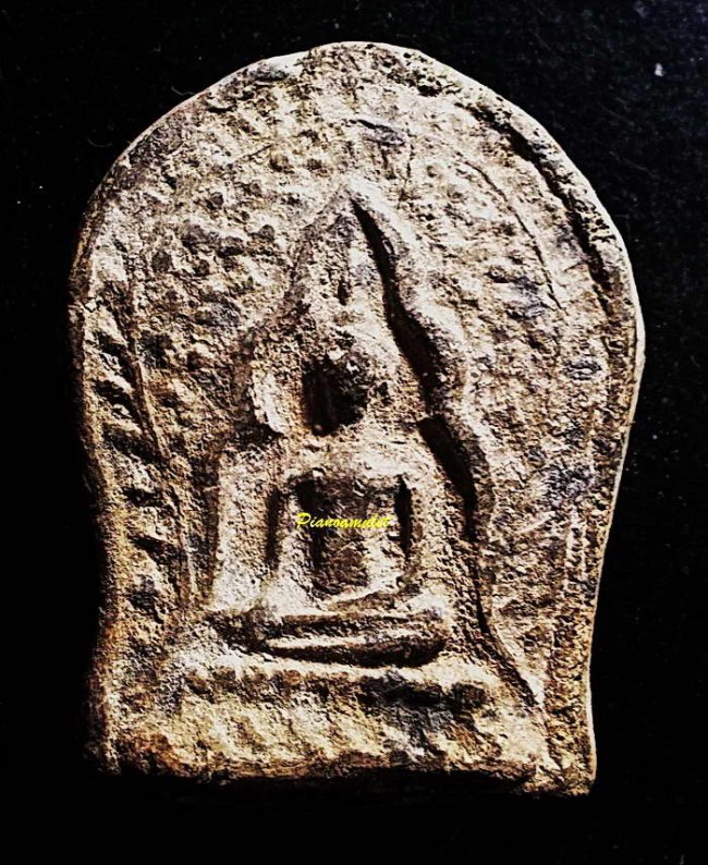 ขุนแผนใบเสมา กรุวัดมณเฑียร อยุธยา พิมพ์ซุ้มขีด