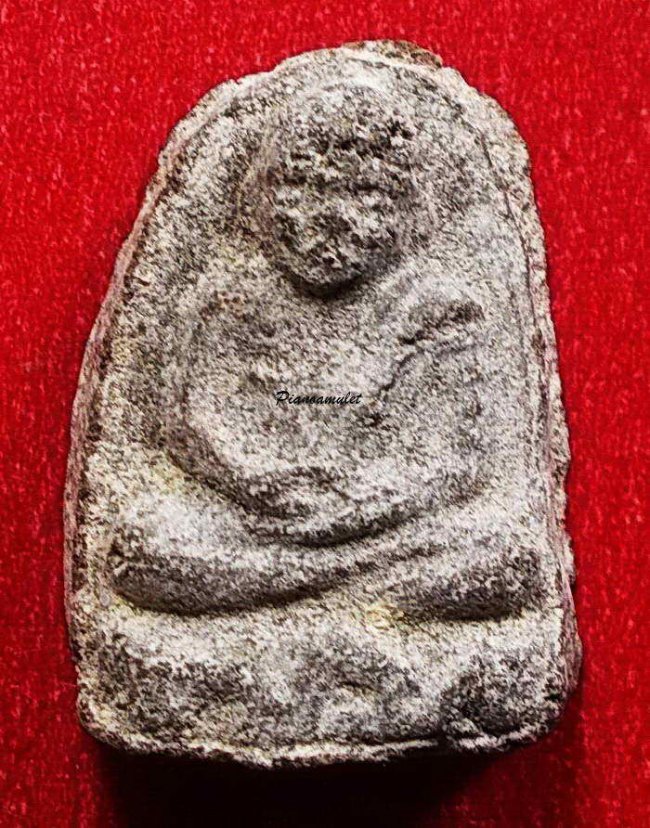 หลวงพ่อทวดหนอน ด้านหลังพิมพ์พระสมเด็จ รุ่นแรก ปี 2505 พิมพ์ใหญ่ วัดดอนตะวันออก ปัตตานี