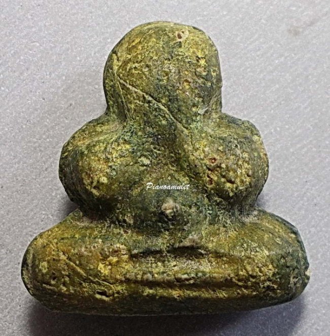 พระปิดตา หลวงพ่อทองสุข ปี 2495 พิมพ์สะดือจุ่น (นิยม) วัดสะพานสูง