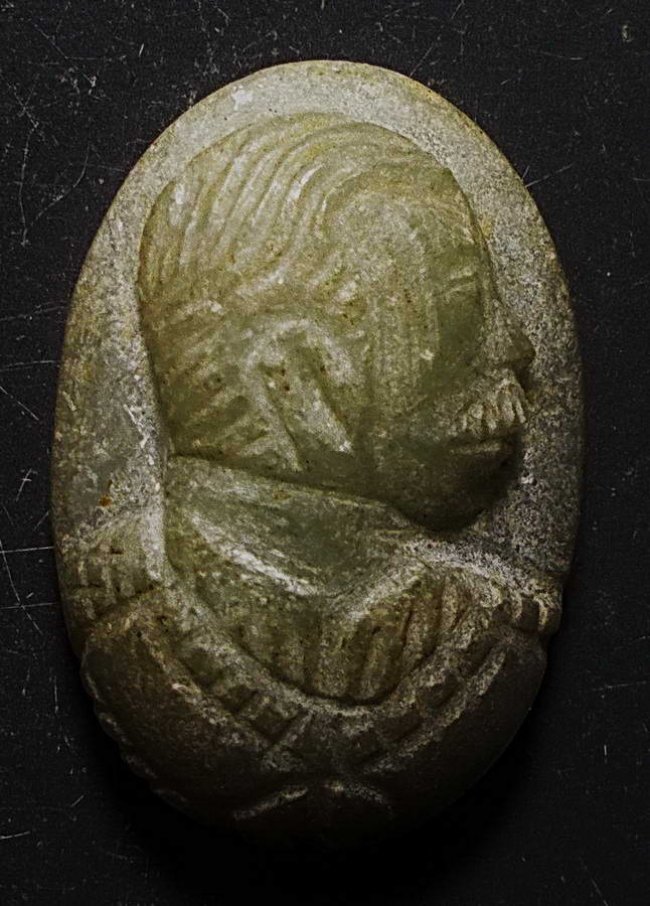 พระหยกแกะสลัก ลพ.วิริยังค์ วัดธรรมมงคล พิมพ์ ร.5 