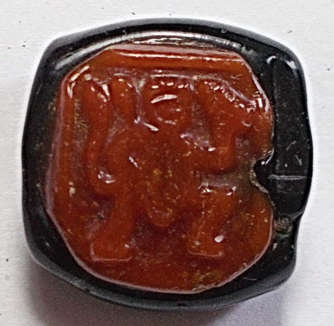 หนุมานเนื้อครั่งแก้ว หลวงพ่อโอภาสี อาศรมบางมด ธนบุรี