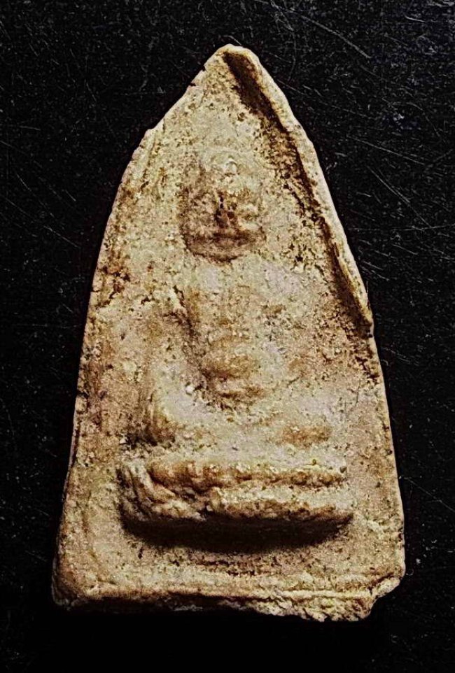 พระพุทโธน้อย เนื้อผง แม่ชีบุญเรือน ปี 2494