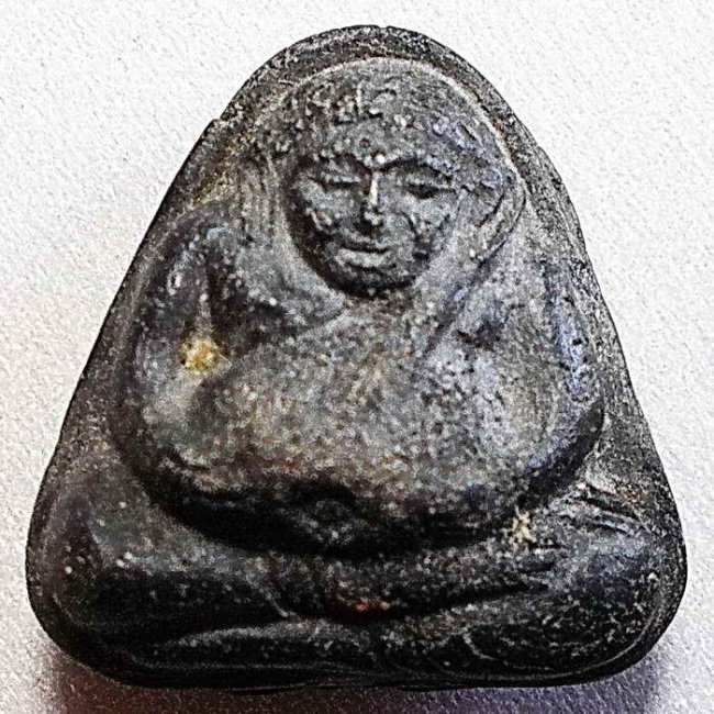 สังกัจจายน์ เนื้อผงผสมใบลาน วัดประสาท ปี 06