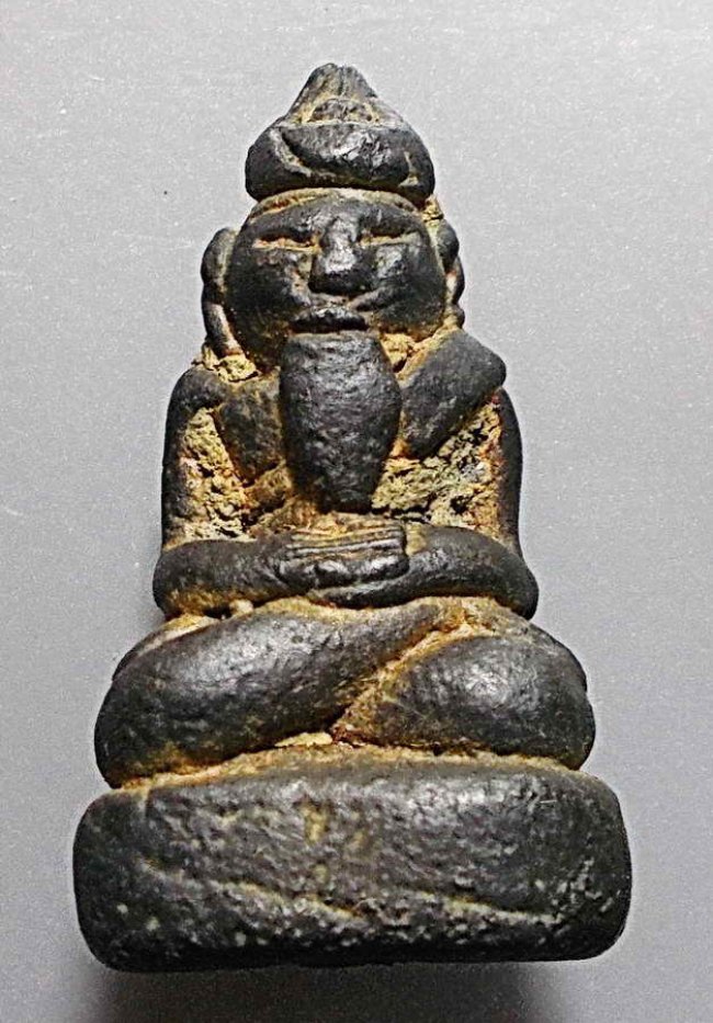 รูปหล่อโบราณ พระฤษี ศิลป์สวย ขนาดห้อยบูชา