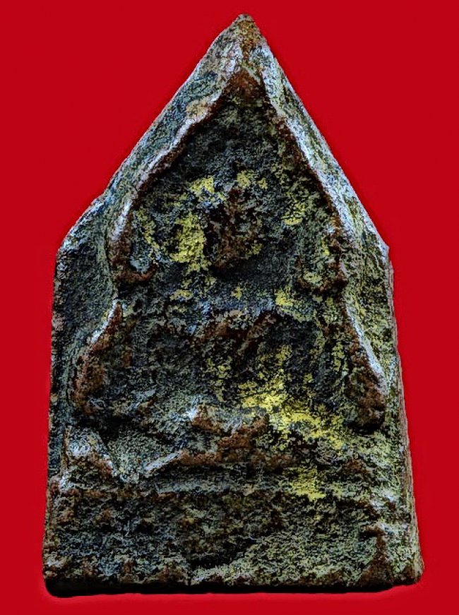 พระพุทธชินราช  กรุวัดเสาธงทอง เนื้อดินมีรักมีทอง สุพรรณบุรี