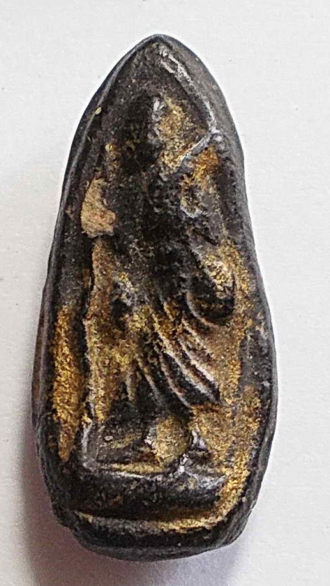 พระสิวลีองค์จ้อย เนื้อดินผสมผงใบลาน ลพ.กวย วัดโฆสิตาราม ชัยนาท