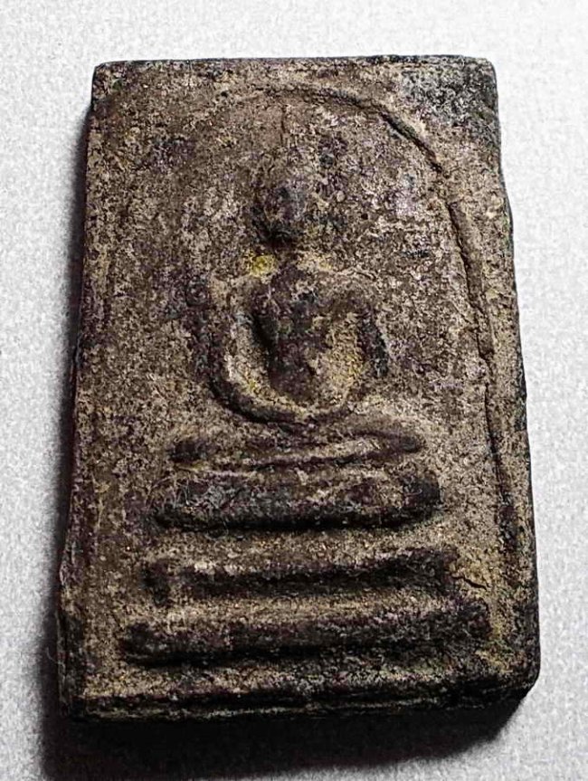 สมเด็จ เนื้อผงเทาดำ ลพ.แทน วัดธรรมเสน ปี 2506