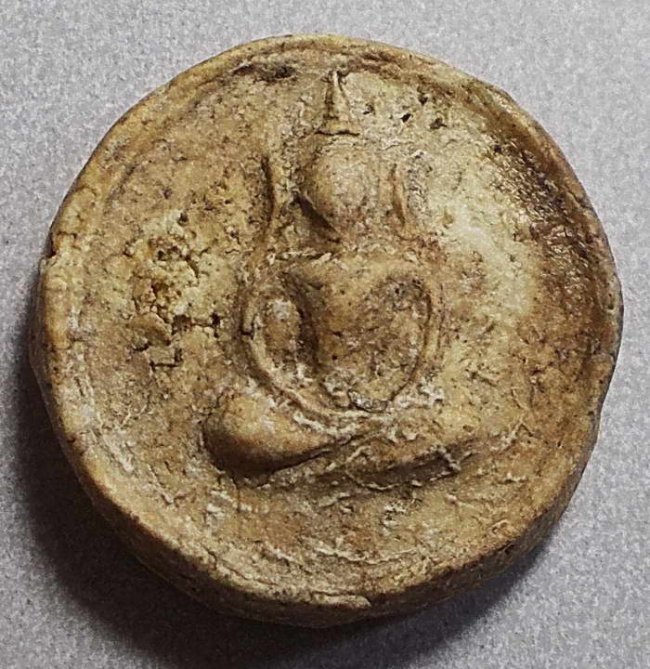 จันทร์ลอย เนื้อผงบางขุนพรหม พิมพ์ใหญ่ ปี 2506 วัดประสาท