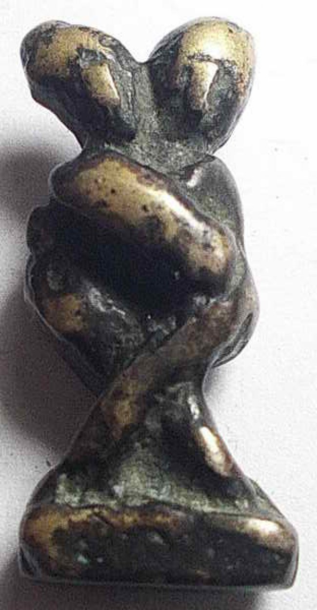 อิ้นคู่สัมฤทธิ์เงินเก่า