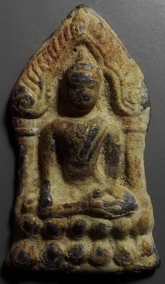 พระยอดขุนพล เนื้อตะกั่วสนิมแดง กรุวัดไก่ ลพบุรี