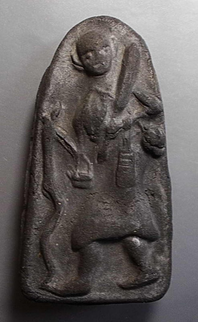 พระสิวลี พิมพ์จัมโบ้ เนื้อดินผสมผงใบลาน ลพ.กวย วัดโฆสิตาราม ชัยนาท