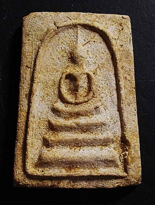 สมเด็จกรุวัดกุฎีทอง อยุธยา พิมพ์สามชั้น ฝังแผ่นทอง