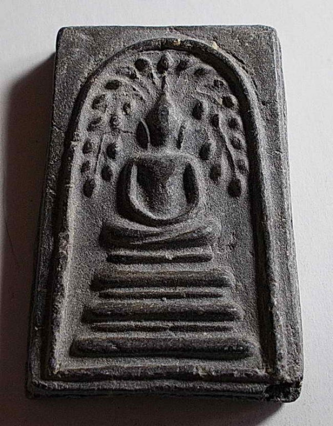 สมเด็จปรกโพธิ์ฐานแซม เนื้อผงใบลาน ลป.นาค วัดระฆัง