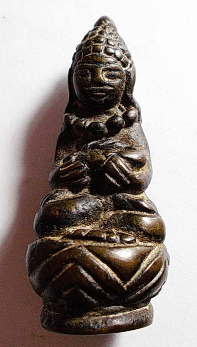 พระอุปคุตหลวงปู่เอี่ยม วัดหนัง พิมพ์บัวฟันปลา 