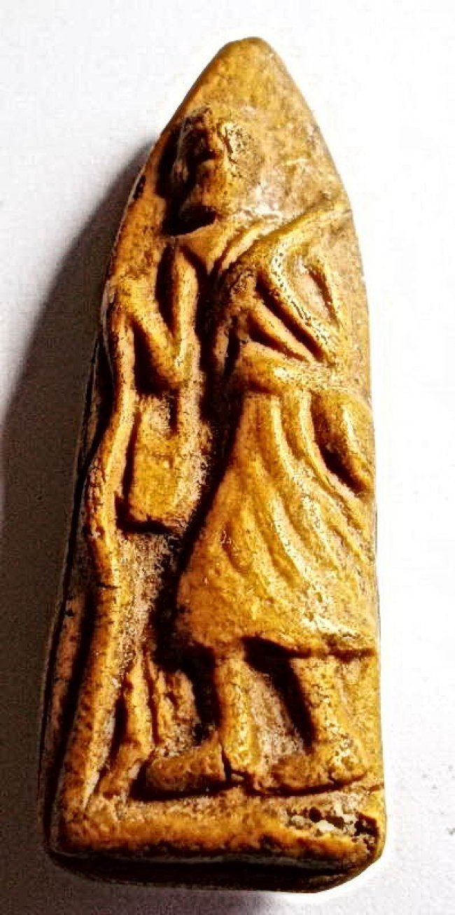 สิวลี เนื้อผงน้ำมัน พิมพ์ใหญ่มีย่าม ลพ.กวย วัดโฆสิตาราม ชัยนาท