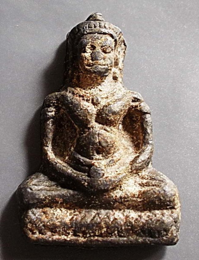 พระร่วงนั่งสมาธิ ชินเงิน กรุวัดพระศรีฯ ลพบุรี