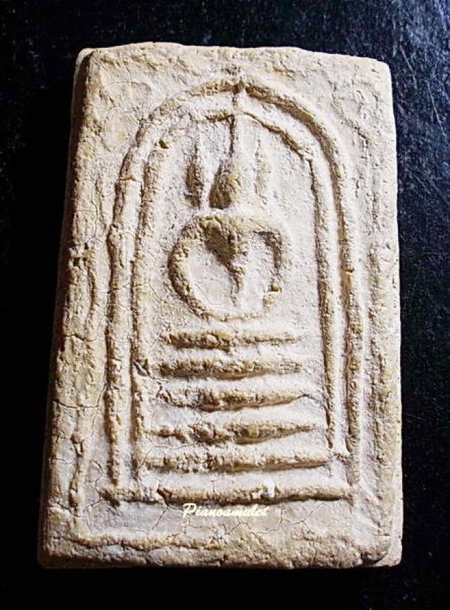 สมเด็จซุ้มคู่ เนื้อผงมหาเสน่ห์ ลป.จันทร์ วัดโฉลกหลำ เกาะพงัน