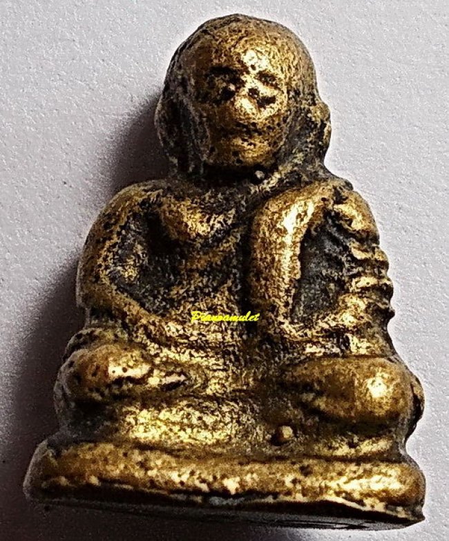  รูปหล่อโบราณ หลวงพ่อเงิน ก้นอุ วัดห้วยเขน ปี 2456