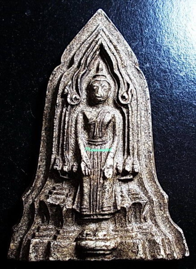 พระโคนสมอปางห้อยพระบาท เนื้อผง ยุคแรก ลป.นาค วัดระฆัง