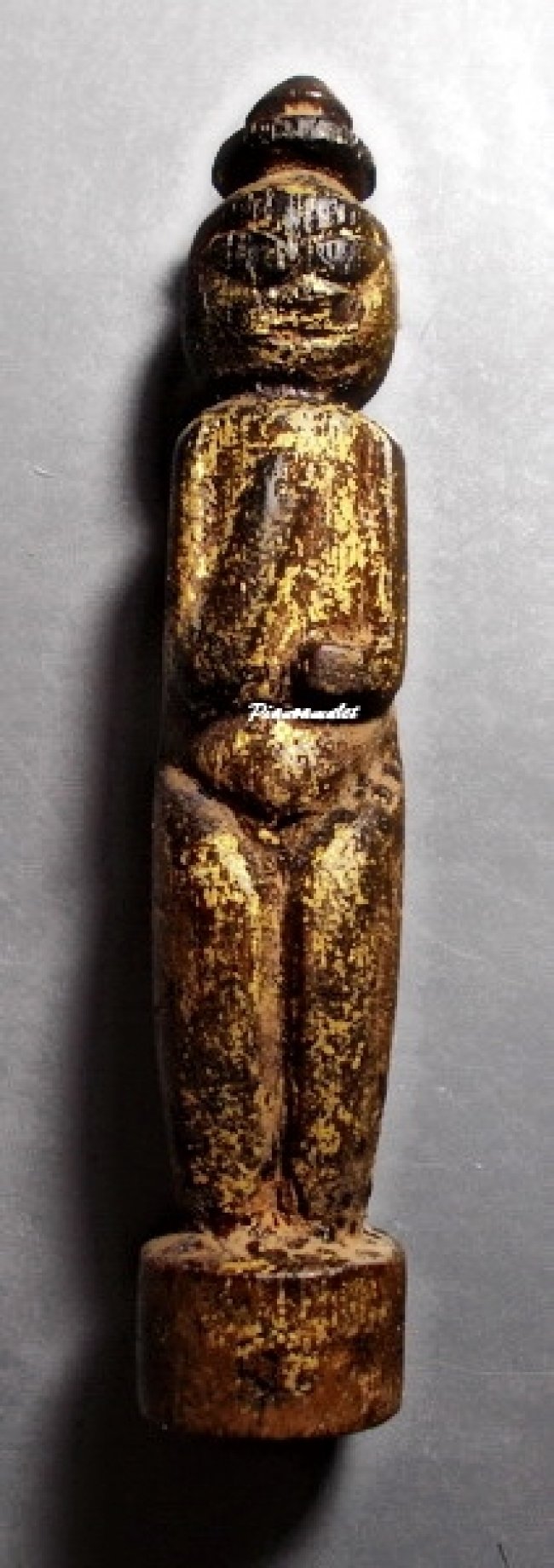 กุมารทองเนื้อไม้แกะทารักน้ำเกลี้ยงปิดทอง มีจารย์