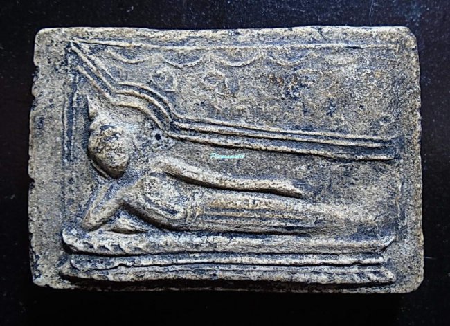 พระกรุวัดเงินคลองเตย พิมพ์พิเศษ ปางไสยาสน์