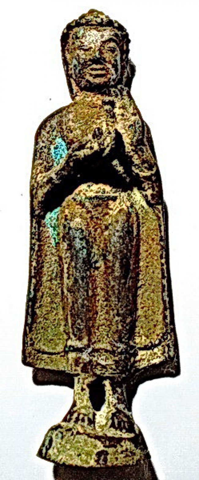 พระพุทธรูปสัมฤทธิ์ ศิลปทวารวดี