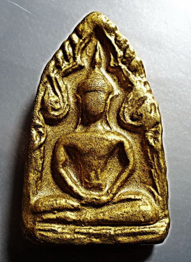 พระขุนแผนซุ้มเรือนแก้ว เนื้อผงมหาจักรพรรดิ์ทาทอง ลป.ดู่ วัดสะแก อยุธยา