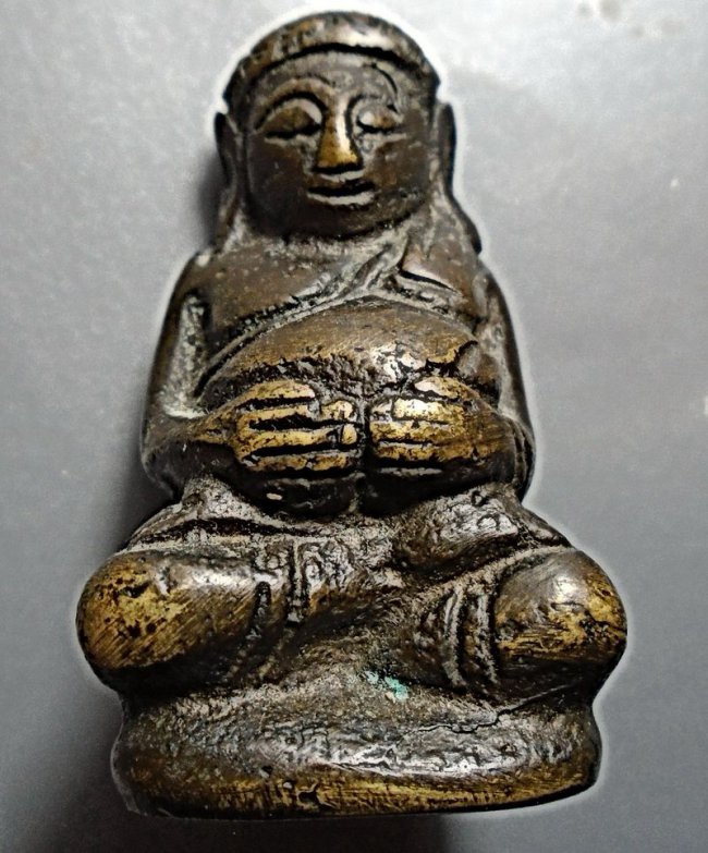 พระสังกัจจายน์หลวงพ่อพิธ วัดฆะมัง พิจิตร ปี 2485